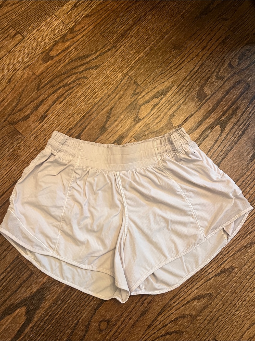 Off white Lululemon athletic shorts